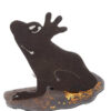 Kalnes * hagesenter-hagemiljo-figurer-metall-rust-frosk med krone